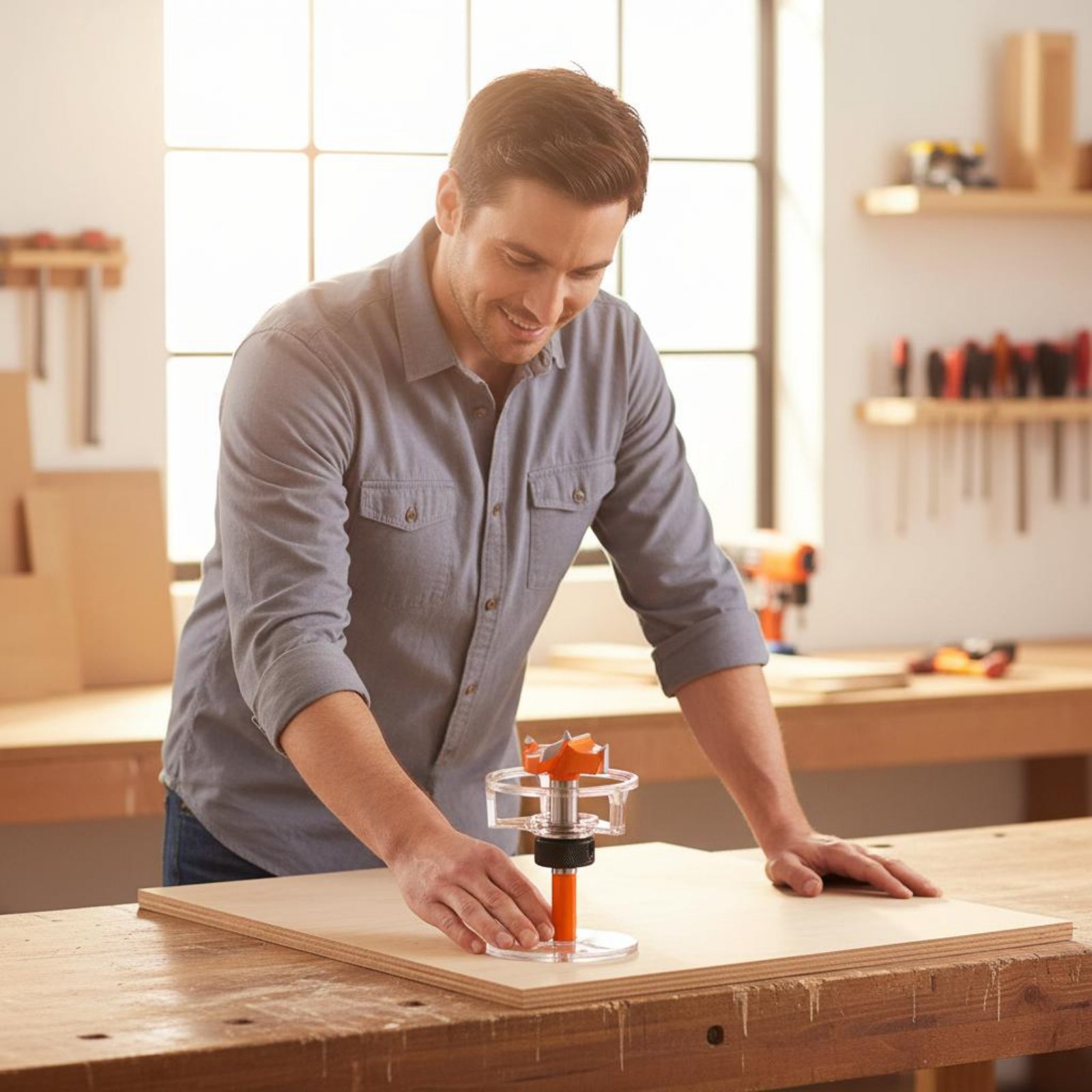 Woodworking Drill - 35mm Cup Drilling Jig Adjustable Positioning