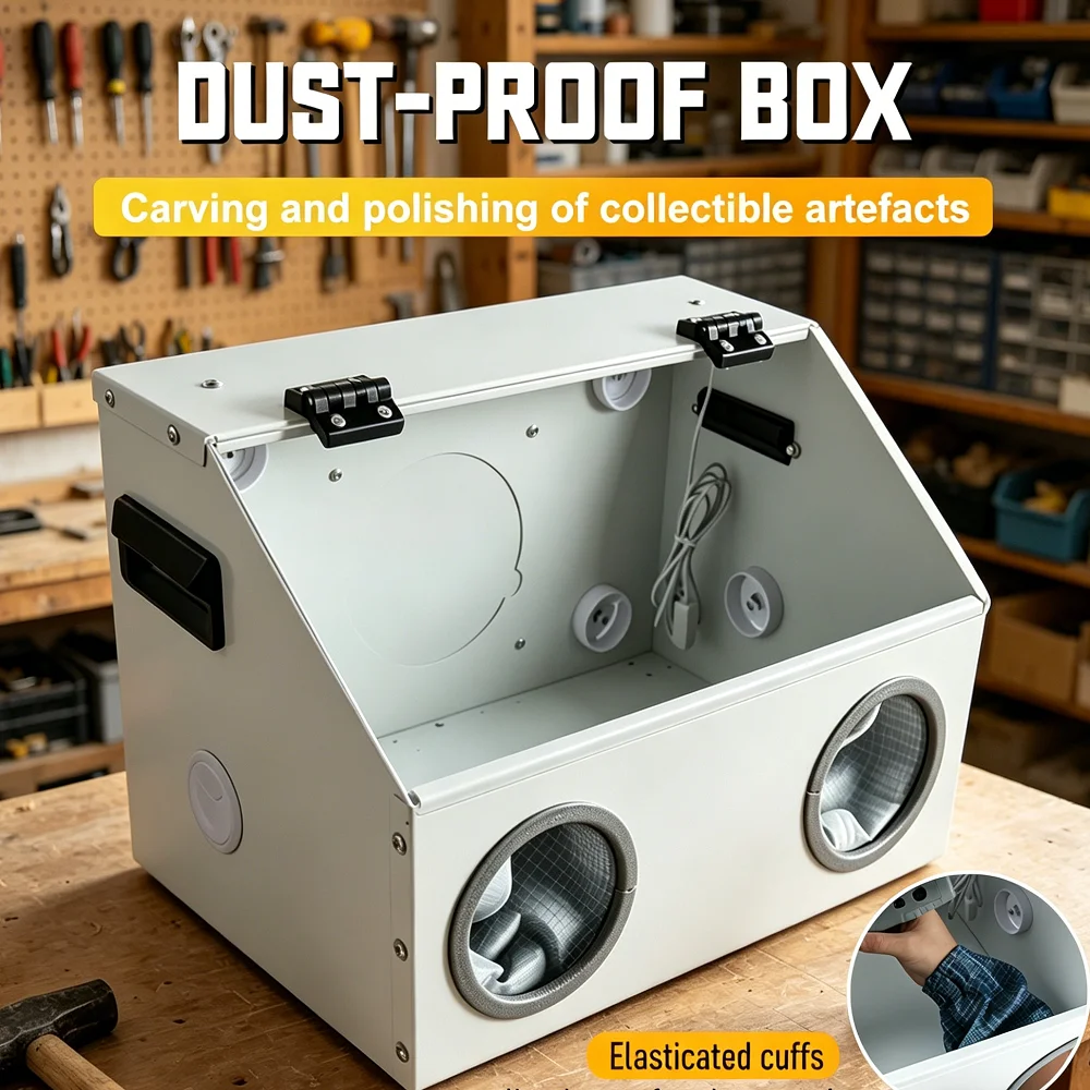 Woodworking Dust Collection - 220V Polishing Dust Box Sanding Dust