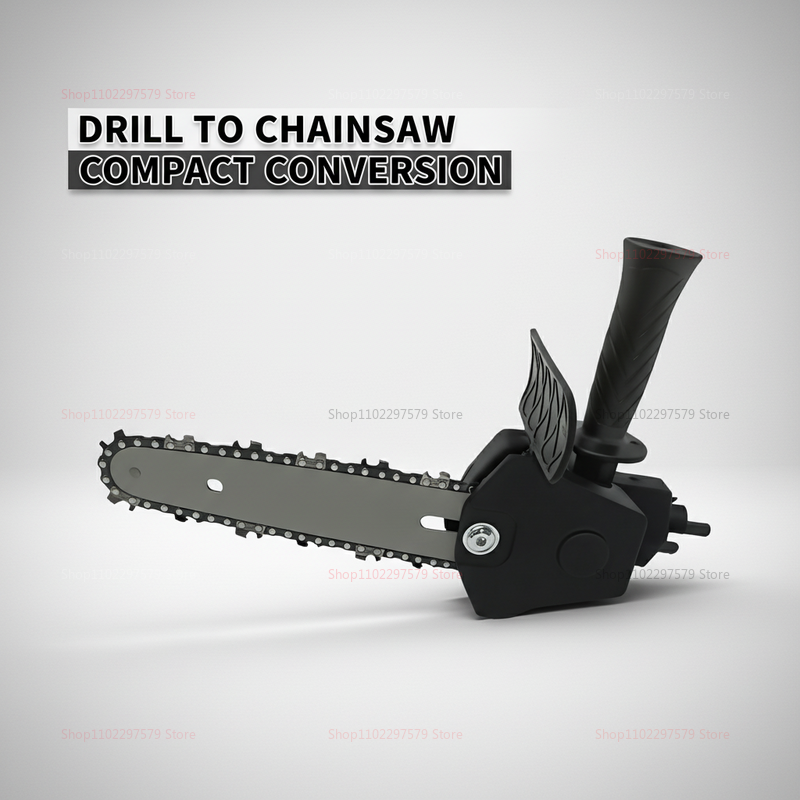 Woodworking Lathe Chuck - Chainsaw Drill Attachment Electric Drill To