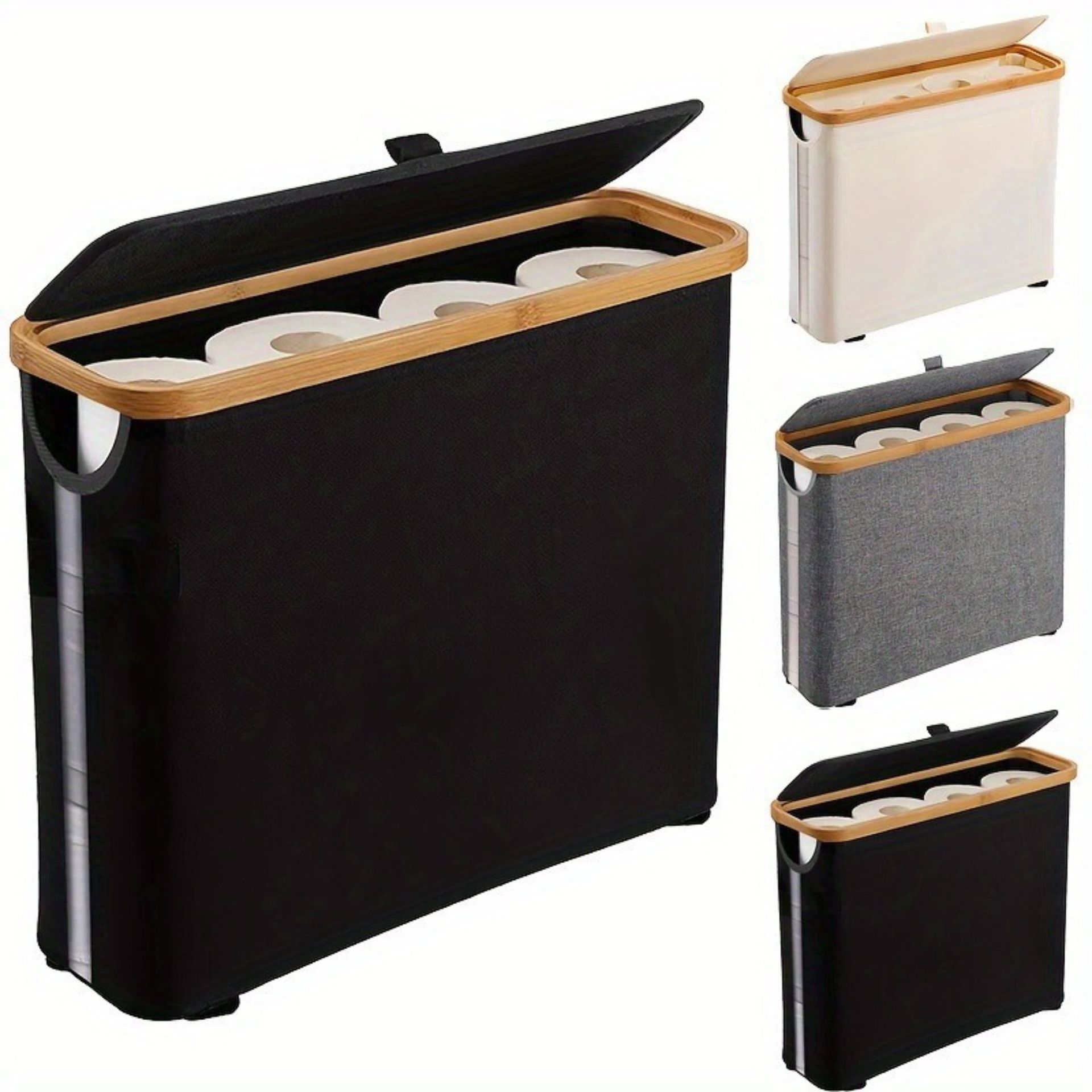 Woodworking Ideas - Foldable Toilet Paper Holder with Lid