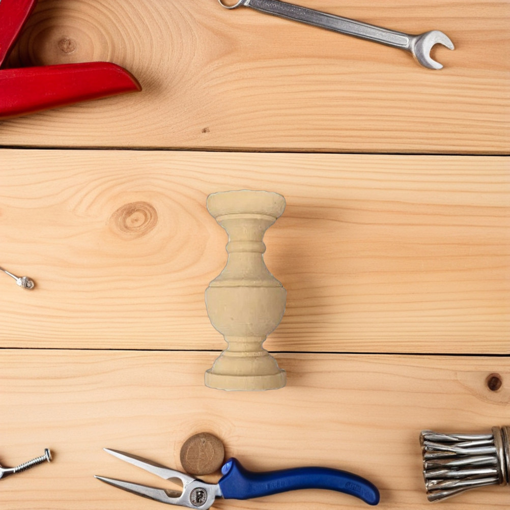 Woodworking Kitchen Projects - 10Pcs Decorative Wood Spindles Unfinished Wooden