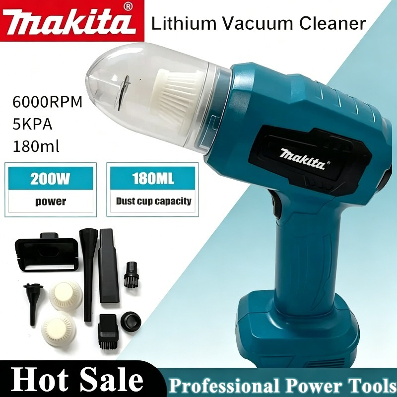 Woodworking Dust Collection - Makita 18v Cordless Mini Car Vacuum