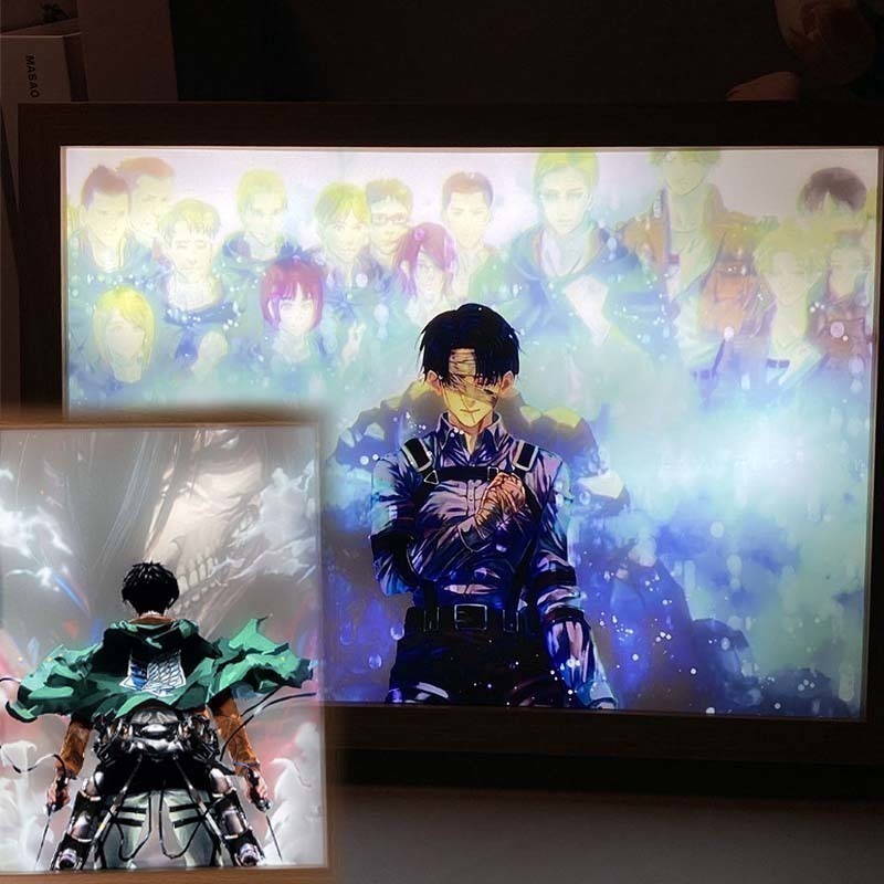 Woodworking Ideas - Anime Attack On Titan Led Light
