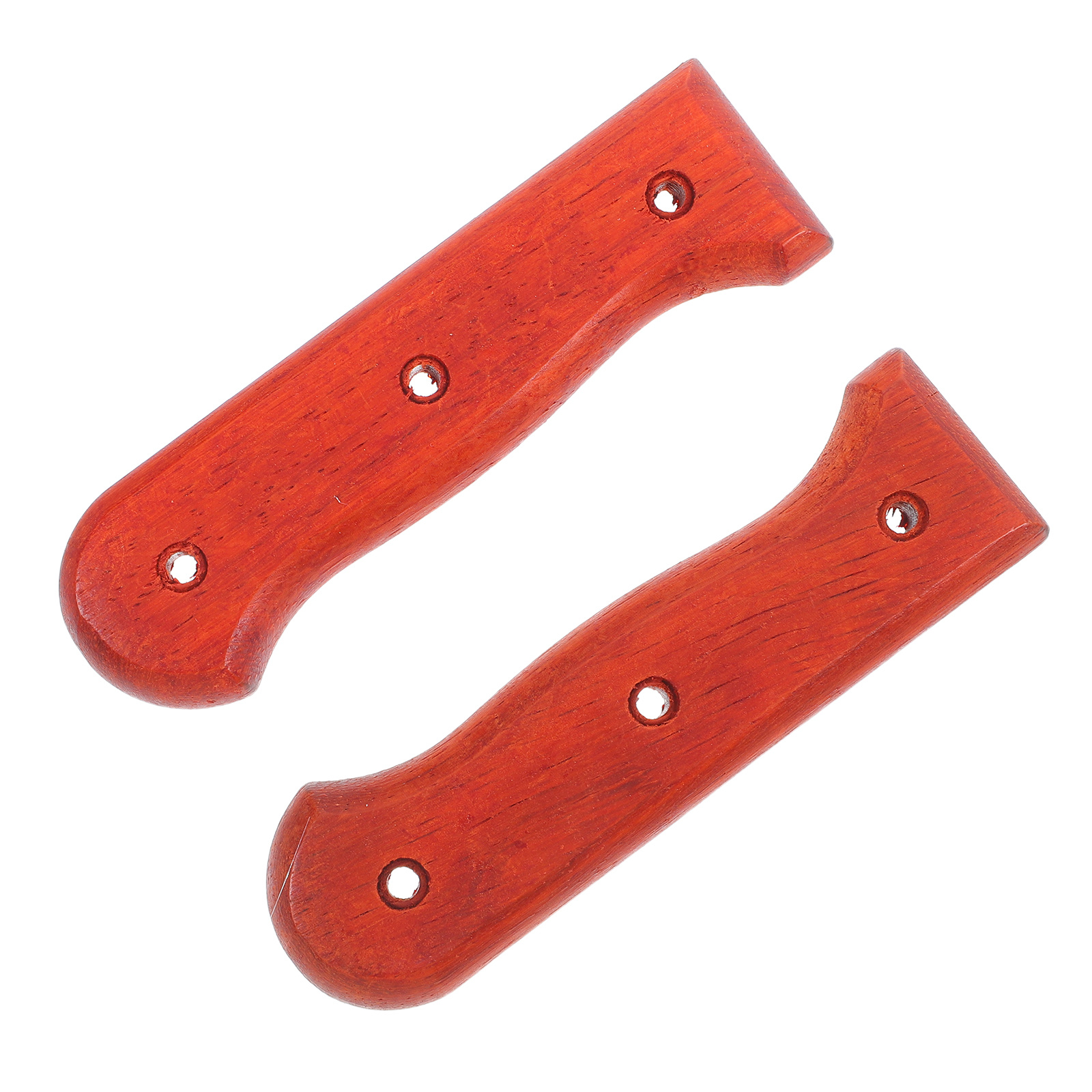 Woodworking Kitchen Projects - 1Pair Red Pear Wood Knife Handle