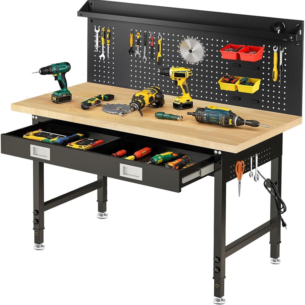 60 Adjustable Workbench with D - Woodworking Work Table incelemesi ve fiyatı