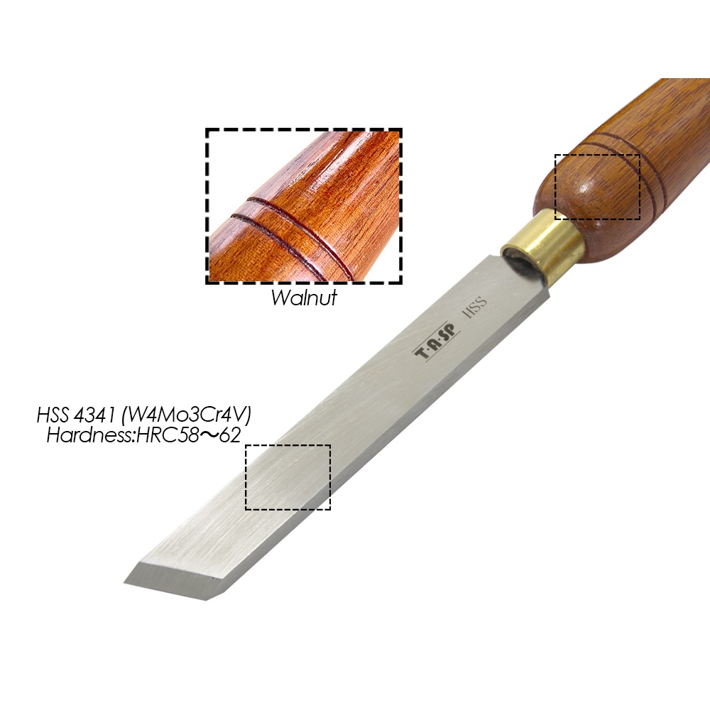 1 x 420mm Woodturning Skew Chi - Skew Chisel Wood incelemesi ve fiyatı