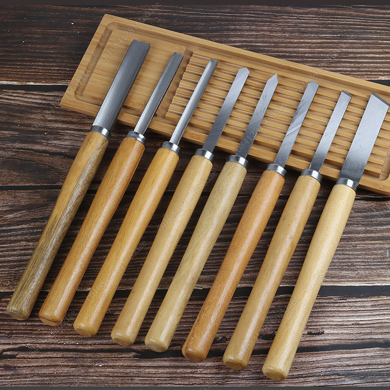 8Pcs/set Wood Carving Knife La - Skew Chisel Wood incelemesi ve fiyatı