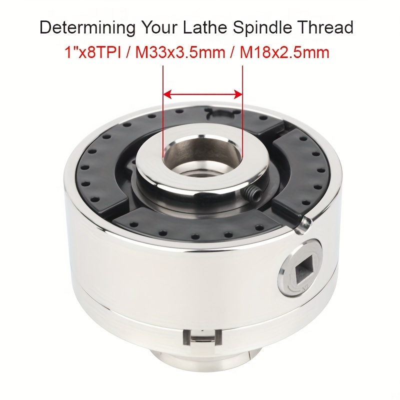 M33 4-Jaw Precision Self-Cente - Woodworking Lathe Chuck incelemesi ve fiyatı