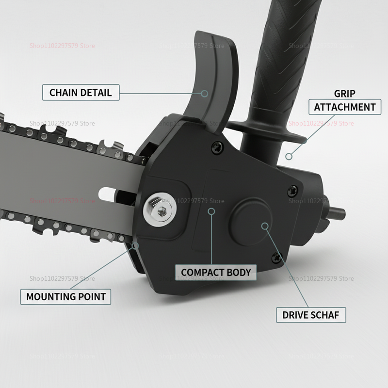 Chainsaw Drill Attachment Elec - Woodworking Lathe Chuck incelemesi ve fiyatı