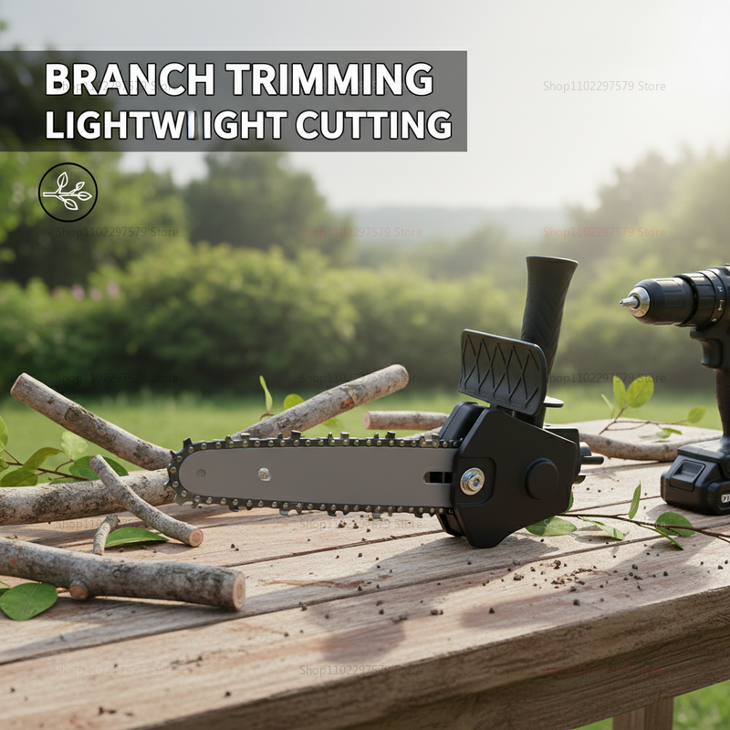 Chainsaw Drill Attachment Elec - Woodworking Lathe Chuck incelemesi ve fiyatı
