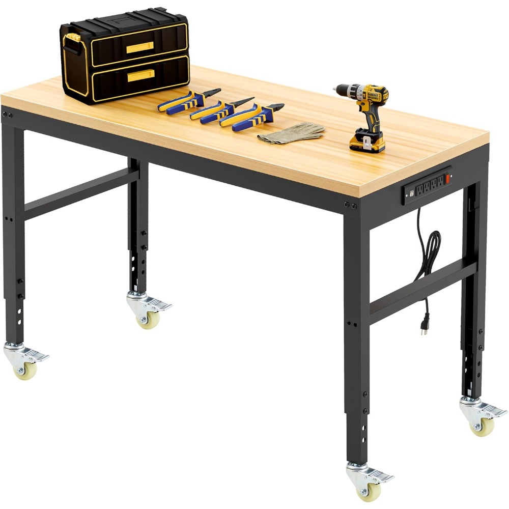 Adjustable Workbench, Heavy Du - Woodworking Work Table incelemesi ve fiyatı