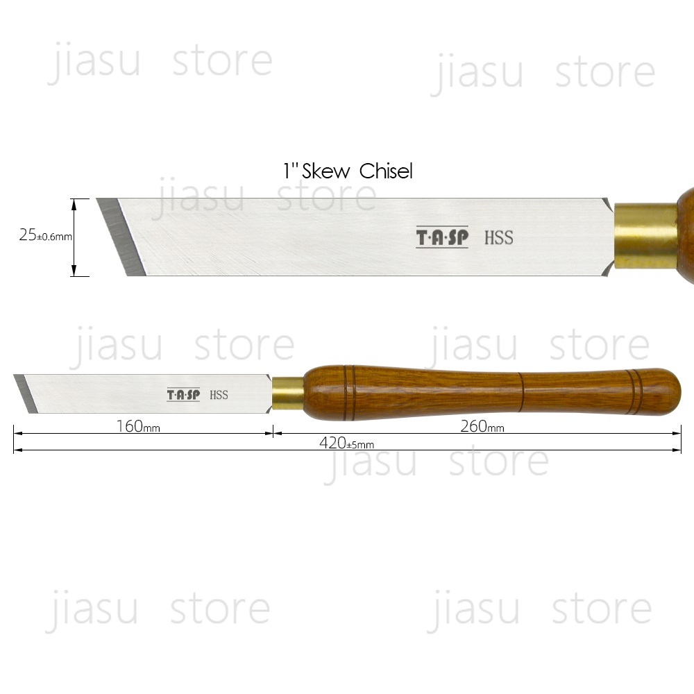 TASP HSS Wood Lathe Skew Chise - Skew Chisel Wood incelemesi ve fiyatı
