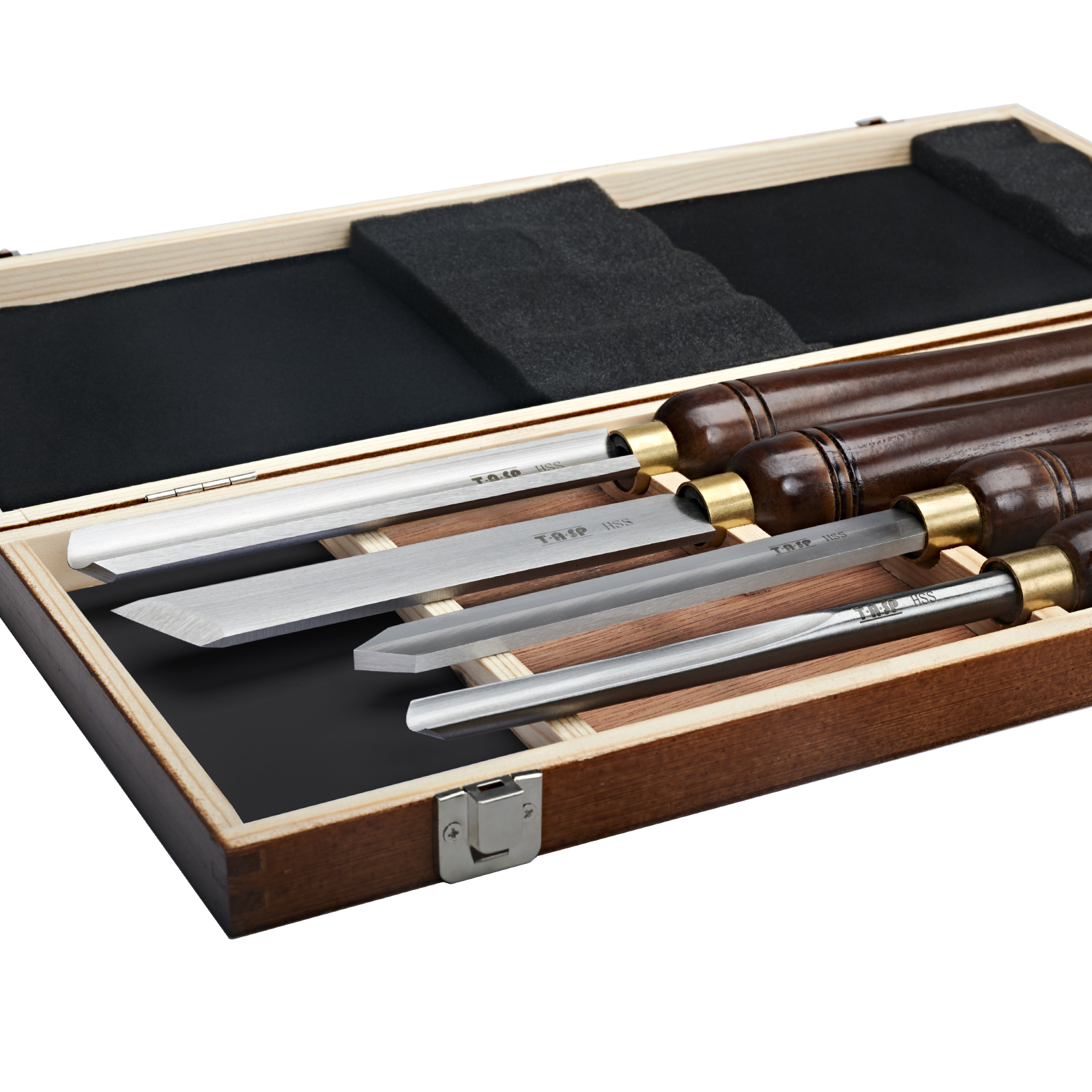 TASP 4pcs HSS Woodturning Chis - Skew Chisel Wood incelemesi ve fiyatı