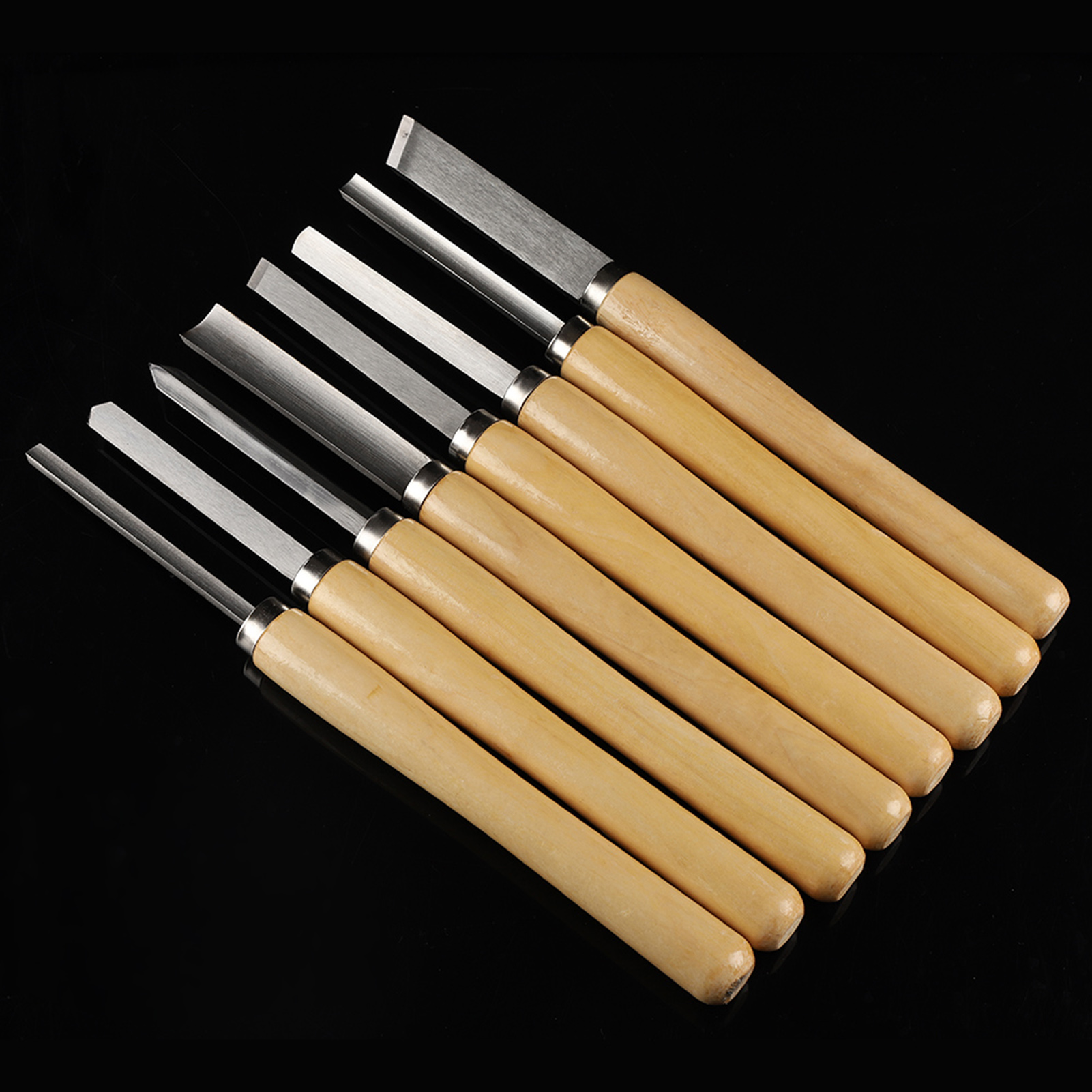 【Sale】8PCS/set Wood Lathe Chis - Skew Chisel Wood incelemesi ve fiyatı