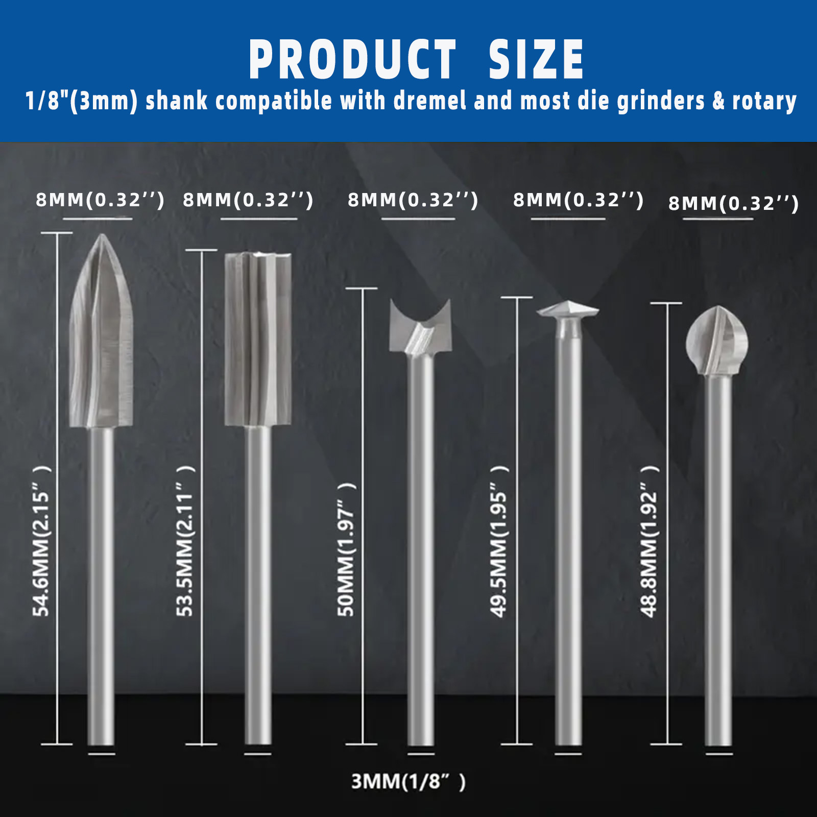 10PCS Wood Carving Drill Bit S - Woodworking Joinery incelemesi ve fiyatı
