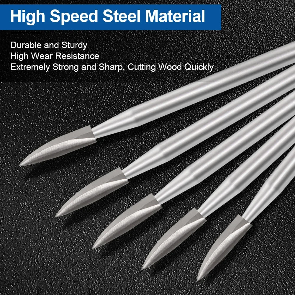 5 Pcs Rotary Tool Wood Carving - Woodworking Joinery incelemesi ve fiyatı