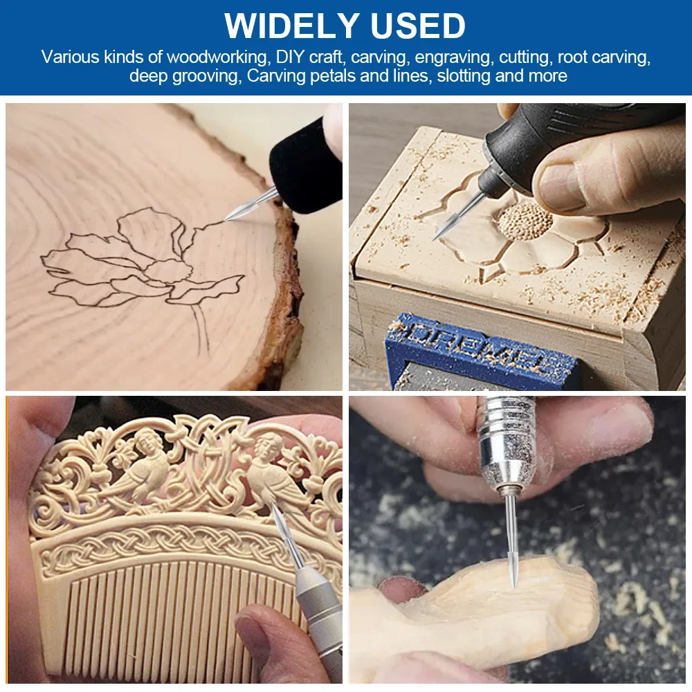 5 Pcs Rotary Tool Wood Carving - Woodworking Joinery incelemesi ve fiyatı