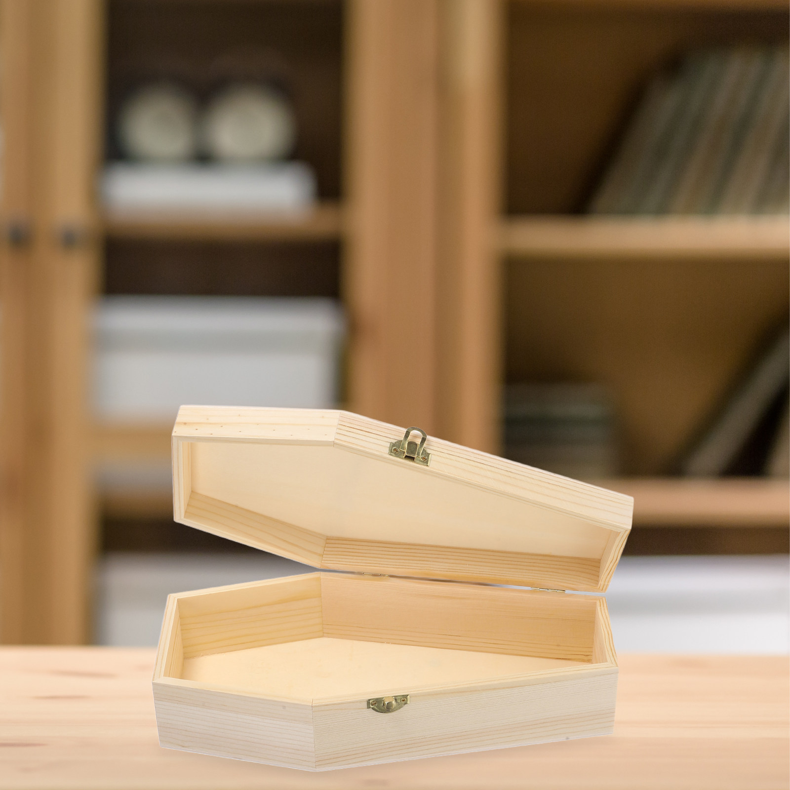 Spacious Wooden Coffin Box wit - Woodworking Ideas incelemesi ve fiyatı