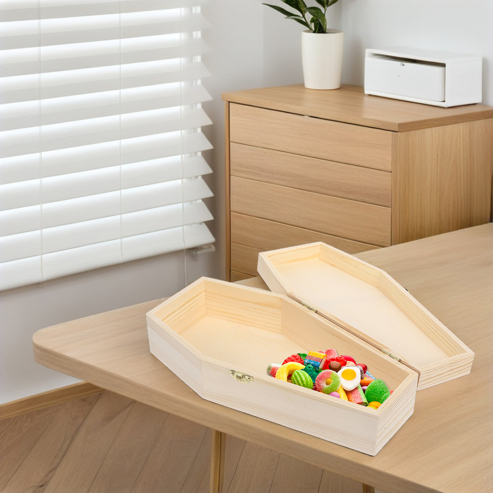 Spacious Wooden Coffin Box wit - Woodworking Ideas incelemesi ve fiyatı