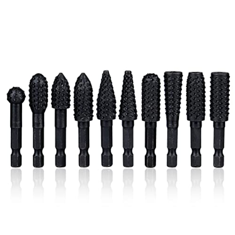 10 Pieces Rotary Burr Rasp Set - Woodworking Drill incelemesi ve fiyatı