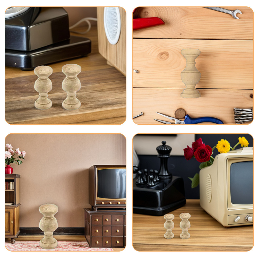 10Pcs Decorative Wood Spindles - Woodworking Kitchen Projects incelemesi ve fiyatı