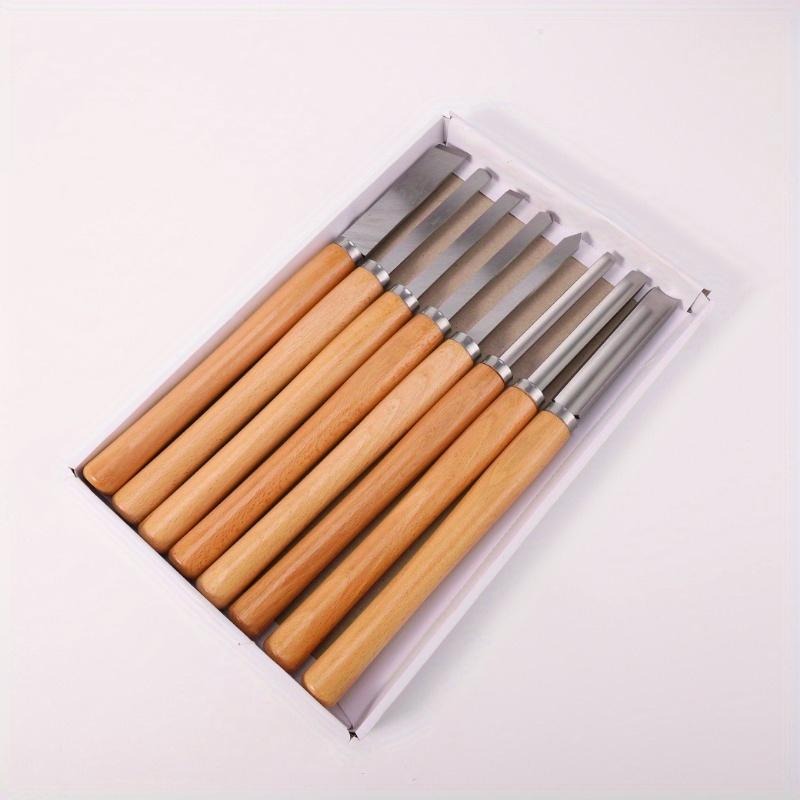 8Pcs Professional Wood Turning - Skew Chisel Wood incelemesi ve fiyatı