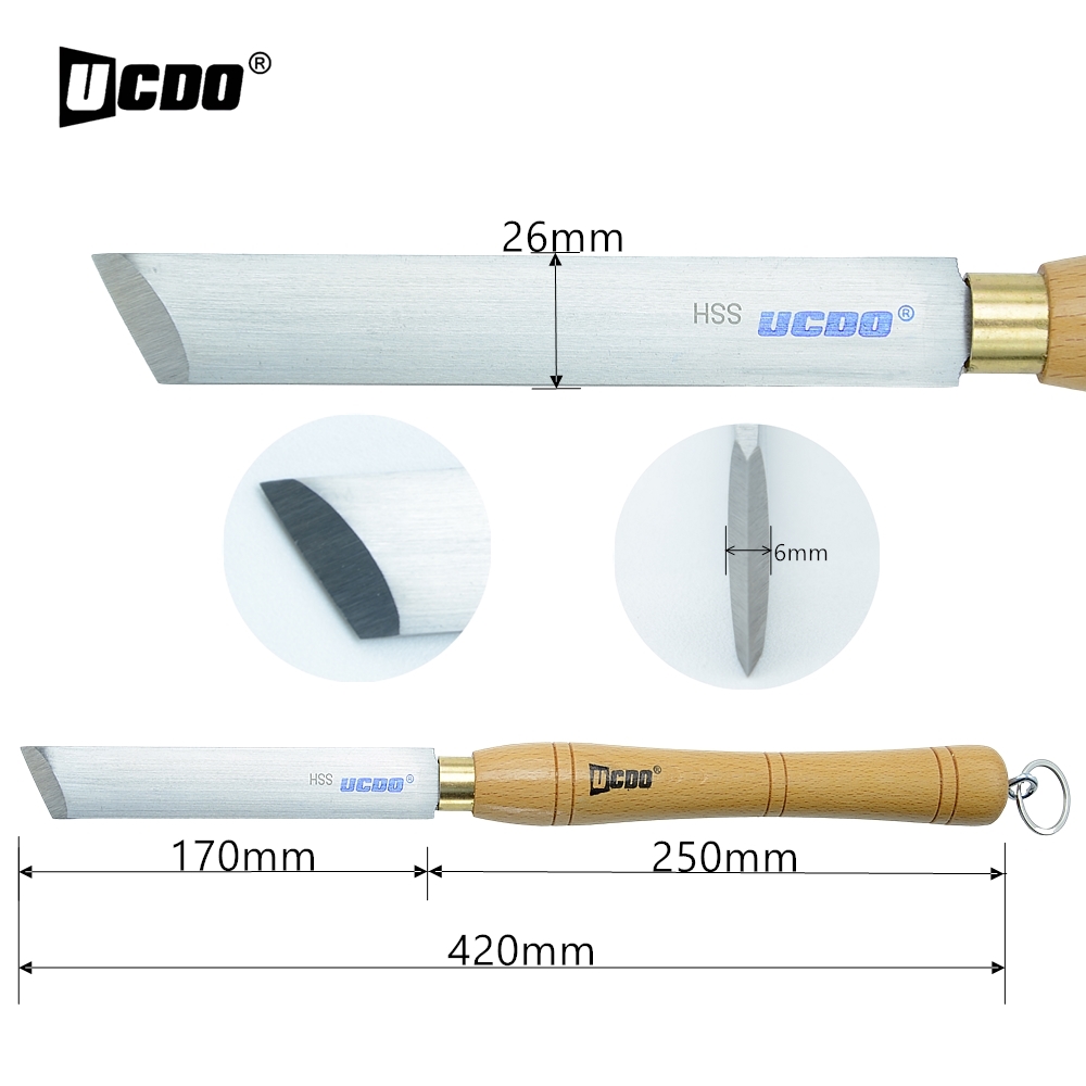 UCDO HSS 26mm Woodturning Big  - Skew Chisel Wood incelemesi ve fiyatı