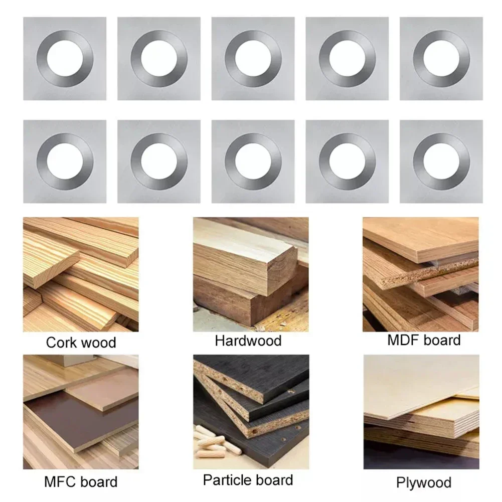 10pcs Square Carbide Inserts B - Woodworking Lathe Chuck incelemesi ve fiyatı