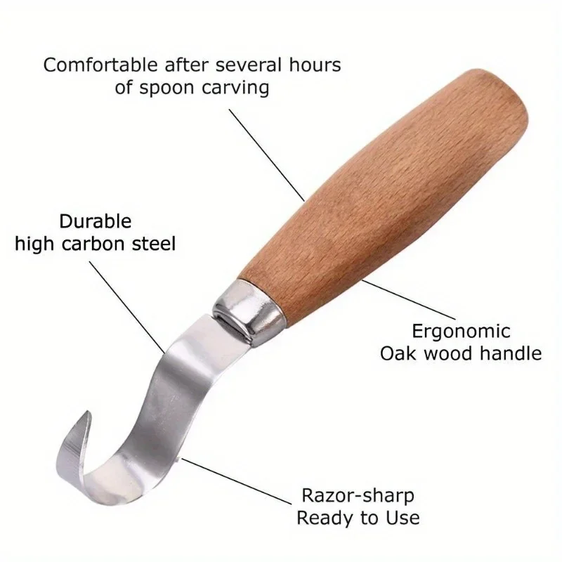 Wood Carving Knife Chisel Hook - Woodworking Joinery incelemesi ve fiyatı
