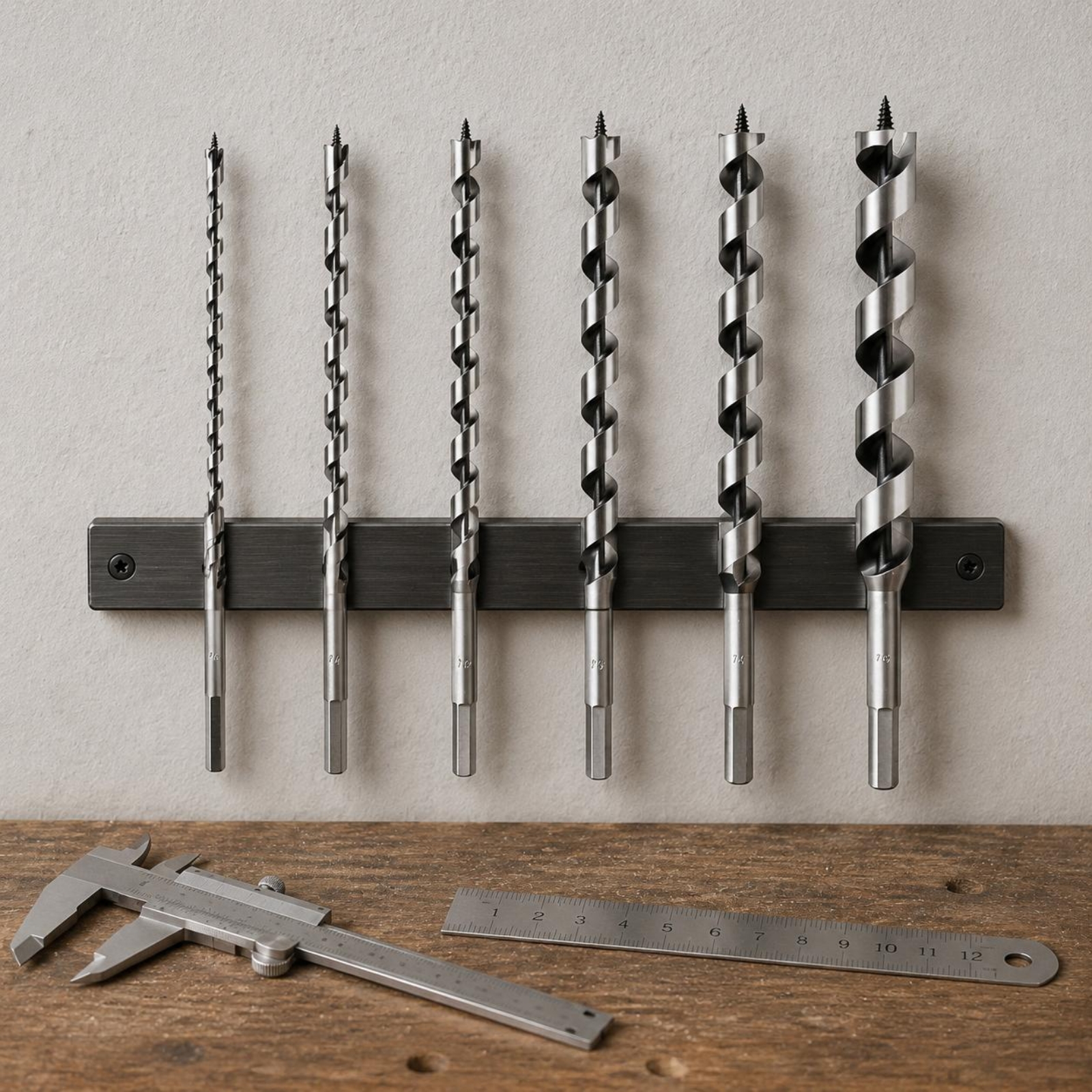 6 Pieces Long Auger Bit Set Sp - Woodworking Drill incelemesi ve fiyatı