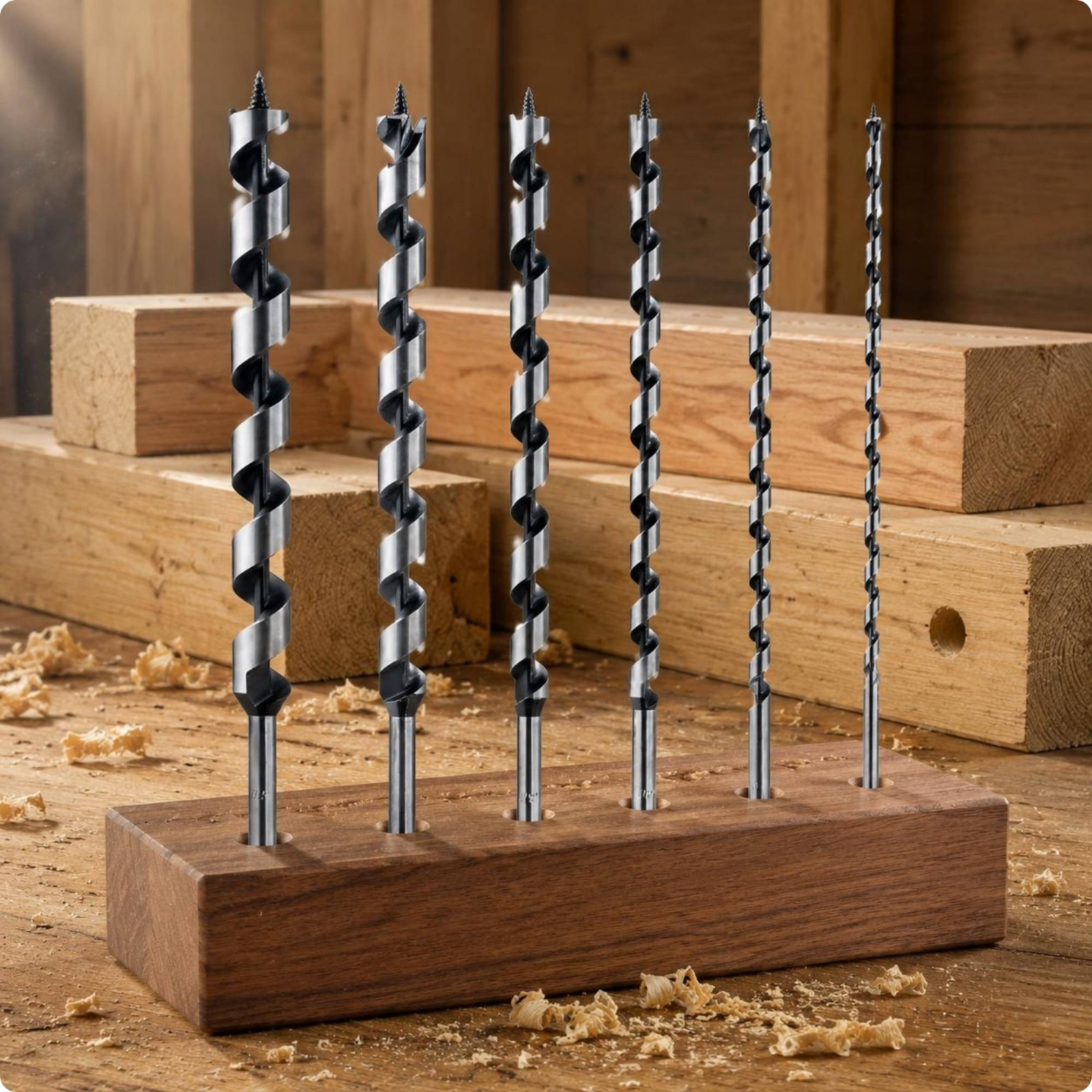 6 Pieces Long Auger Bit Set Sp - Woodworking Drill incelemesi ve fiyatı