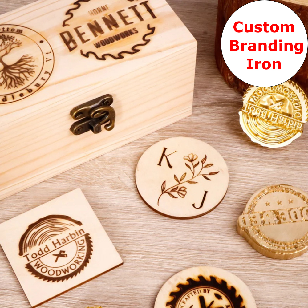 Custom Branding Iron for Food  - Woodworking Logo Design incelemesi ve fiyatı