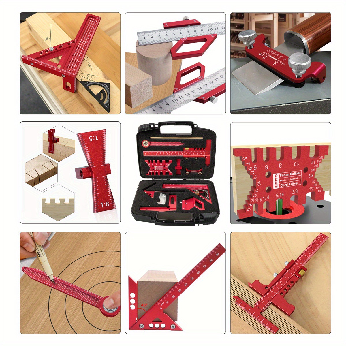 10-Piece Carpentry Measuring T - Woodworking Plans Free incelemesi ve fiyatı