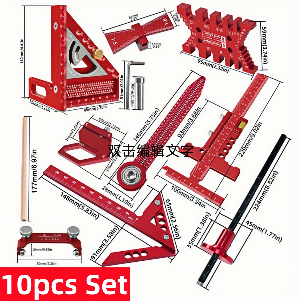 9pcs/10pcs Woodworking Measuri - Woodworking Plans Free incelemesi ve fiyatı
