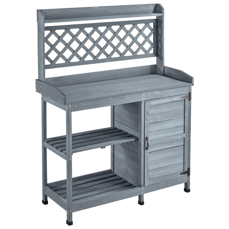 Potting Bench Table, Outdoor G - Woodworking Work Table incelemesi ve fiyatı
