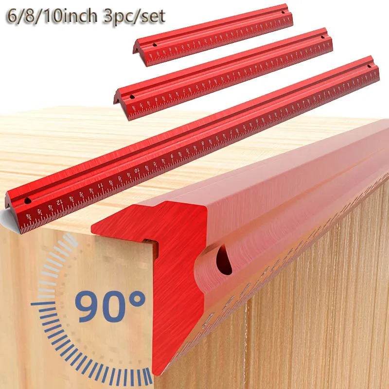 V-shaped ruler aluminum alloy  - Woodworking Plans Free incelemesi ve fiyatı