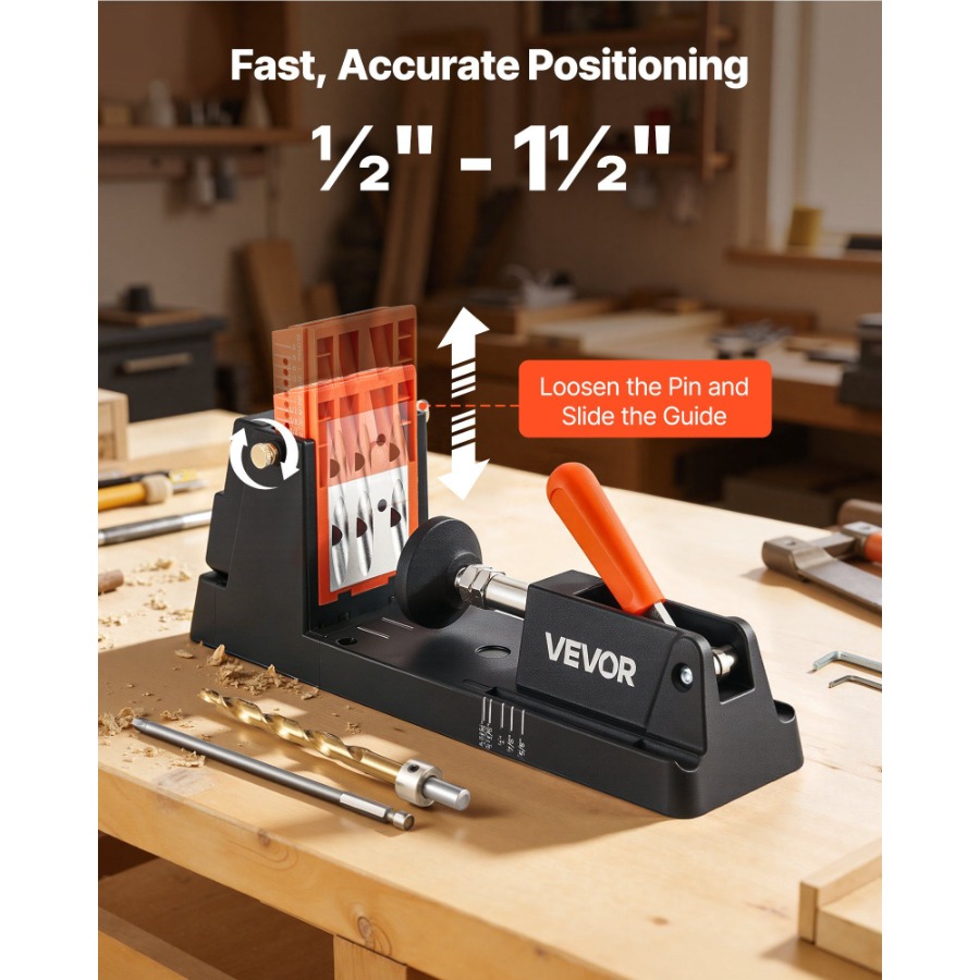 Pocket Hole Jig Kit 1/2 to 1-1 - Woodworking Dust Collection incelemesi ve fiyatı