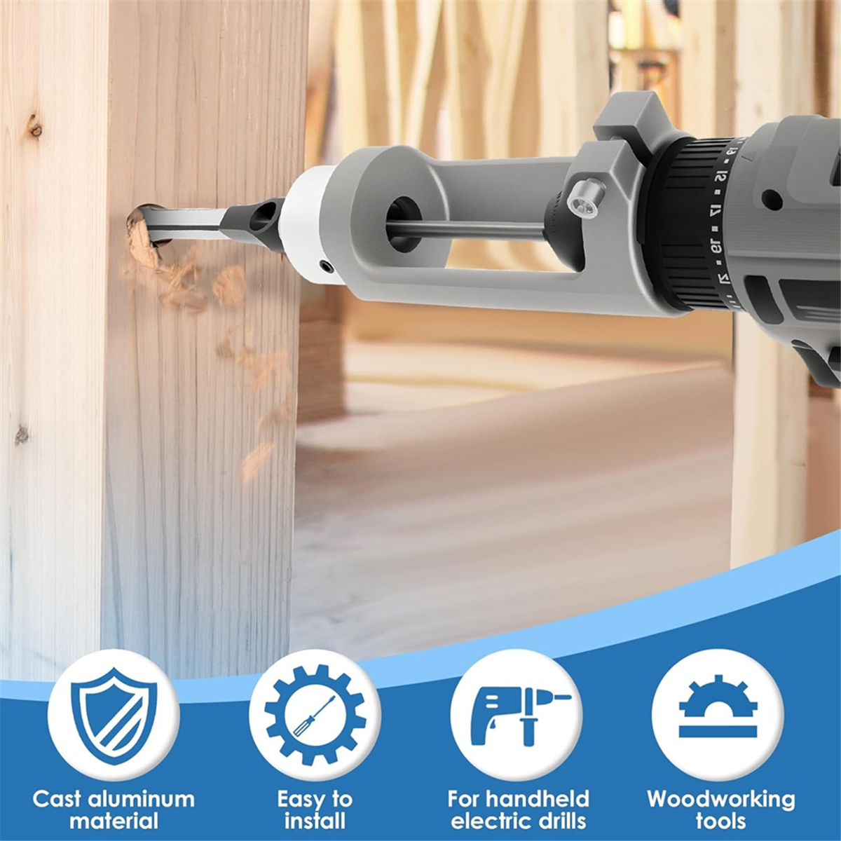 ABNJ Square Hole Drill Bit Ada - Woodworking Drill incelemesi ve fiyatı