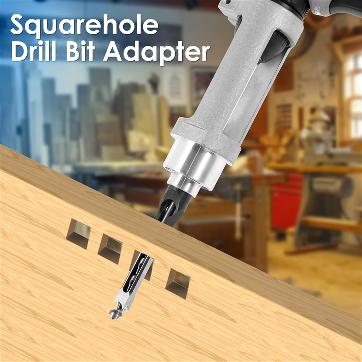 ABNJ Square Hole Drill Bit Ada - Woodworking Drill incelemesi ve fiyatı