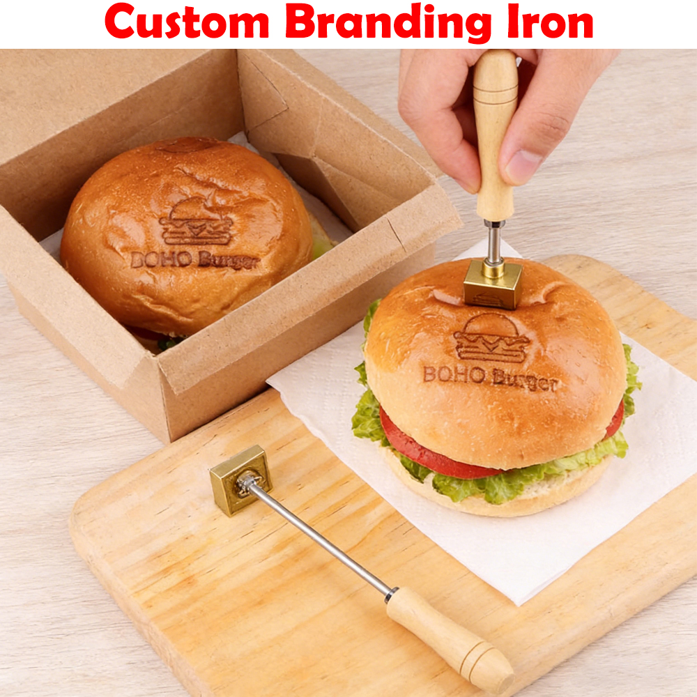 M8 Custom Branding Iron Stamp  - Woodworking Logo Design incelemesi ve fiyatı
