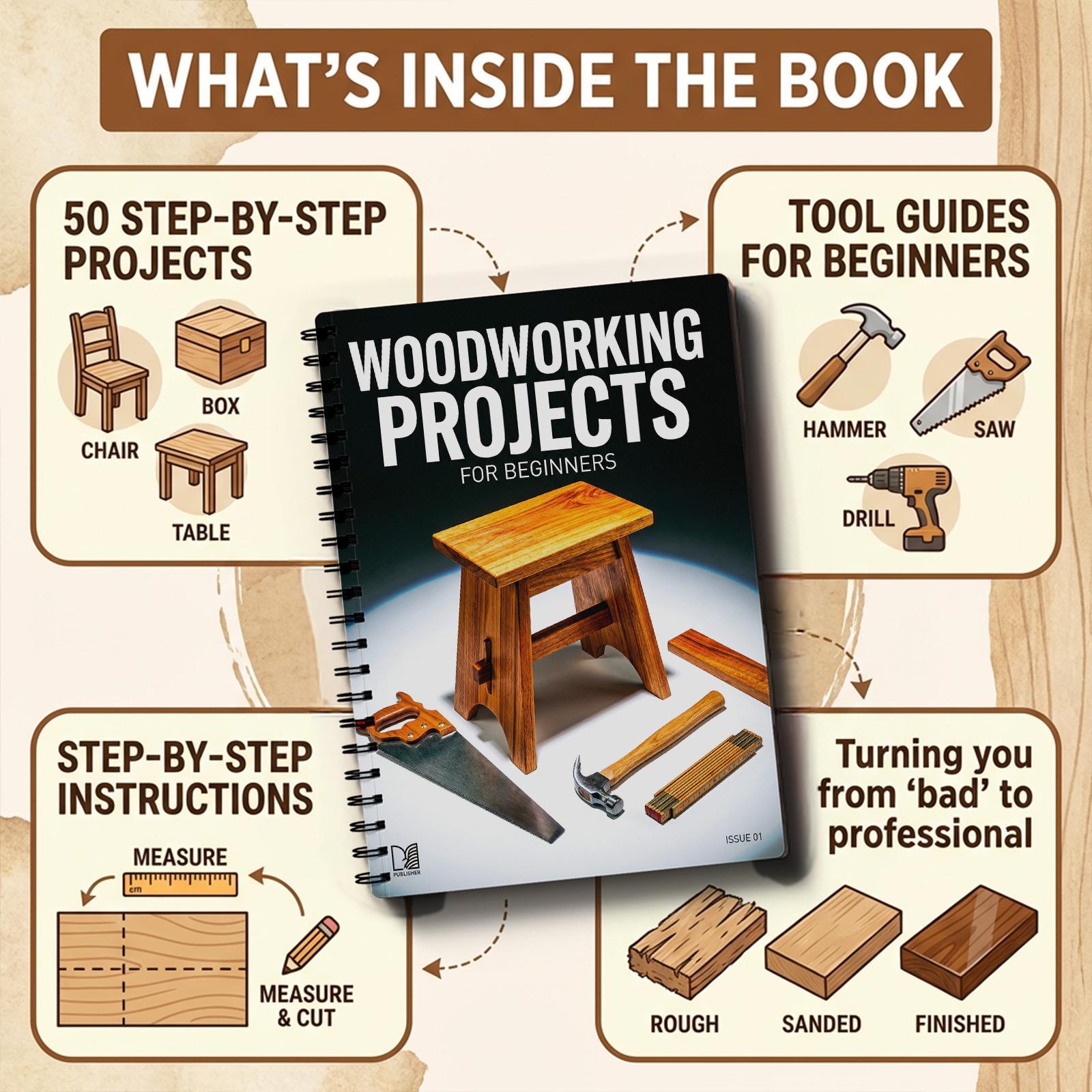 Beginner Woodworking Projects  - Woodworking Plans Free incelemesi ve fiyatı