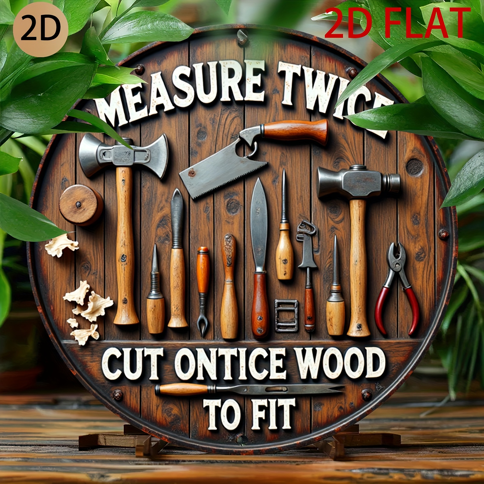 2D planar circular wooden tool - Woodworking Logo Design incelemesi ve fiyatı