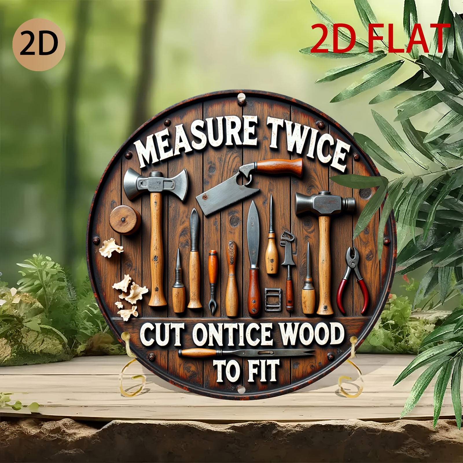 2D planar circular wooden tool - Woodworking Logo Design incelemesi ve fiyatı