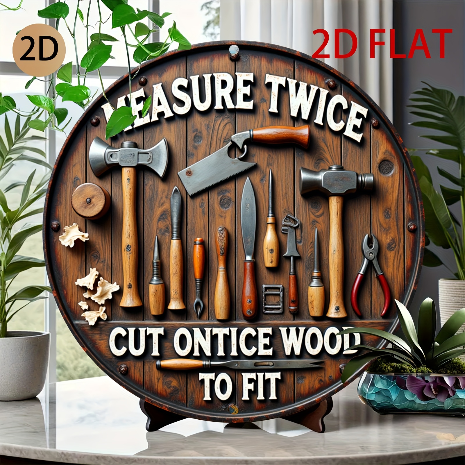 2D planar circular wooden tool - Woodworking Logo Design incelemesi ve fiyatı